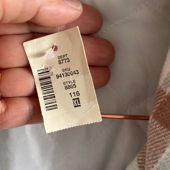 Aeropostale Womens Plaid Button Up Jacket Multicolor Size XL - Picture 8 of 12